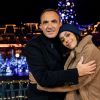 Exclusif - Nikos Aliagas et Amel Bent lors de l'enregistrement de l'émission "Toute la musique qu'on aime" à Disneyland Paris le 12 décembre 2018. L'émission sera diffusée le 31 décembre 2018 à 23h30 sur TF1 pour le passage à la nouvelle année. © Cyril Moreau/Bestimage