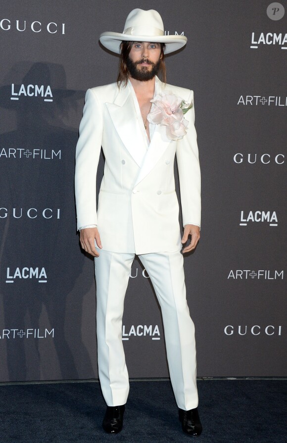Jared Leto à la soirée LACMA Art + Film en l'honneur de Catherine Opie et Guillermo Del Toro présentée par Gucci à Los Angeles, le 3 novembre 2018