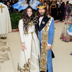 Lana Del Rey, Jared Leto - Les célébrités arrivent à l'ouverture de l'exposition Heavenly Bodies: Fashion and the Catholic Imagination à New York, le 7 mai 2018