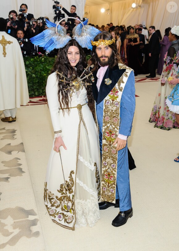 Lana Del Rey, Jared Leto - Les célébrités arrivent à l'ouverture de l'exposition Heavenly Bodies: Fashion and the Catholic Imagination à New York, le 7 mai 2018