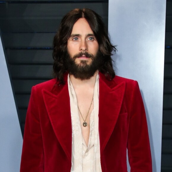 Jared Leto à la soirée Vanity Fair Oscar au Wallis Annenberg Center à Beverly Hills, le 4 mars 2018