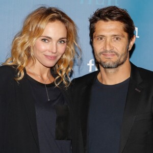 Exclusif - Bixente Lizarazu et sa compagne Claire Keim - Soirée annuelle de la FIDH (Fédération Internationale des ligues de Droits de l'Homme) à l'Hôtel de Ville à Paris, le 8 décembre 2014.