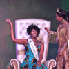 Dorcas Kasinde, Miss Africa 2018. Sa perruque a pris feu sur scène. Décembre 2018.