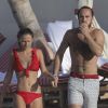 Semi-exclusif - James Middleton et sa nouvelle compagne profitent de la plage de l'hôtel Eden Rock à Saint-Barthélemy, Antilles françaises, France, le 2 janvier 2019.