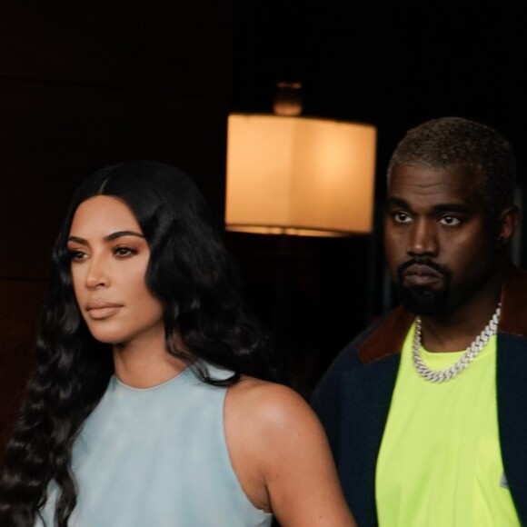 Kim Kardashian et Kanye West à Miami, le 5 janvier 2019.