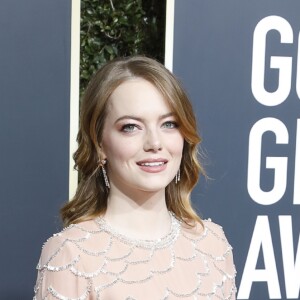 Emma Stone - 76e cérémonie annuelle des Golden Globe Awards au Beverly Hilton Hotel à Los Angeles, le 6 janvier 2019.