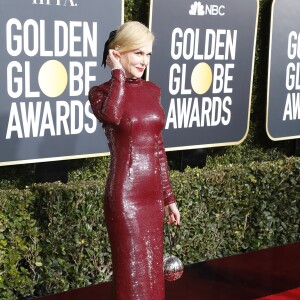 Nicole Kidman au photocall de la 76ème cérémonie annuelle des Golden Globe Awards au Beverly Hilton Hotel à Los Angeles, Californie, Etats-Unis, le 6 janver 2019.