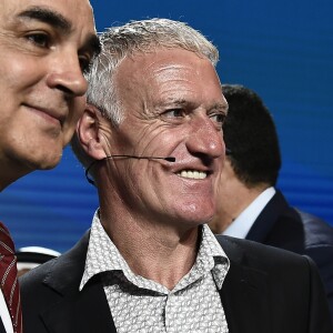 Didier Deschamps lors de la 13e édition de la Dubai International Sports Conference le 2 janvier 2019.