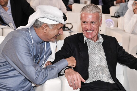  Didier Deschamps lors de la 13e édition de la Dubai International Sports Conference le 2 janvier 2019.