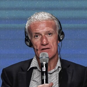 Didier Deschamps lors de la 13e édition de la Dubai International Sports Conference le 2 janvier 2019.