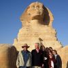 Le roi Philippe de Belgique, son épouse la reine Mathilde et leurs enfants la princesse héritière Elisabeth, le prince Gabriel, le prince Emmanuel et la princesse Eléonore ont profité des vacances de fin d'année 2018 pour faire un voyage en Egypte.
