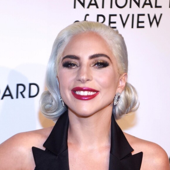 Lady Gaga (Robe Ralph Lauren) à la soirée de gala des National Board of Review of Motion Pictures Awards à la salle de réception Cipriani sur la 42ème rue à New York City, New York, Etats-Unis, le 8 janver 2019.