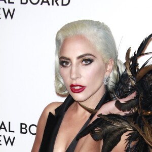 Lady Gaga (Robe Ralph Lauren) à la soirée de gala des National Board of Review of Motion Pictures Awards à la salle de réception Cipriani sur la 42ème rue à New York City, New York, Etats-Unis, le 8 janver 2019.