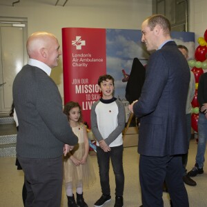 Le prince William, duc de Cambridge, célébrait le 9 janvier 2019 à l'Hôpital royal de Londres les 30 ans de l'association London Air Ambulance, un service d'ambulances aériennes.