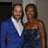 Exclusif - Nadège Beausson-Diagne et son mari Geoffroy Jeff Tekeyan - People à la soirée du gala de charité au profit de l'association Kélina (association de F.Coquerel) au Mariott à Paris. Le 5 octobre 2018 © Pierre Pérusseau / Bestimage