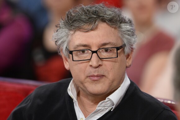 Michel Onfray - Enregistrement de l'émission "Vivement Dimanche" à Paris le 8 avril 2015. L'émission sera diffusée le 12 Avril 2015.