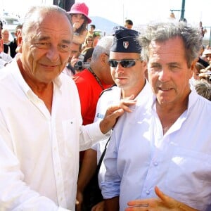 Archive - Jacques Chirac et Jean-Louis Debré en vacances à Saint-Tropez en août 2008 © Guillaume Gaffiot/Bestimage