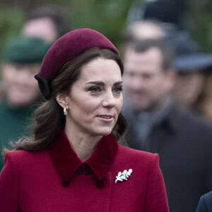 Kate Middleton, duchesse de Cambridge, Meghan Markle, duchesse de Sussex - La famille royale assiste à la messe de Noël à Sandringham le 25 décembre 2018.