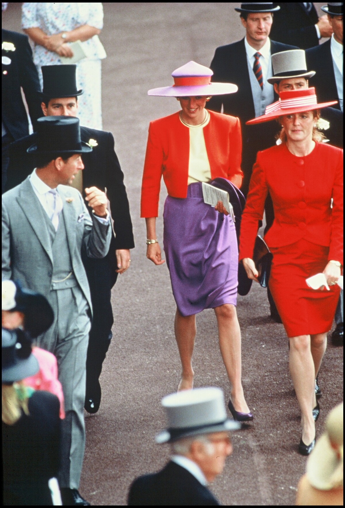 Photo : Lady Diana au Royal Ascot en 1990. - Ode (Purep…