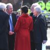 Le prince Harry, duc de Sussex, et Meghan Markle (enceinte), duchesse de Sussex, arrivent à Birkenhead, le 14 janvier 2019.