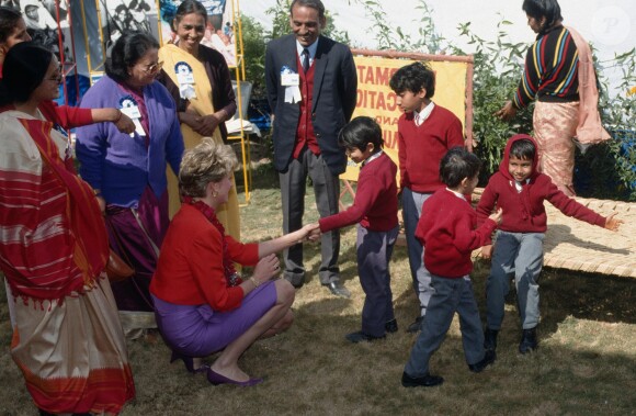 Lady Diana lors d'un voyage en Inde en 1992.