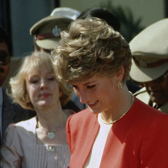 Lady Diana lors d'un voyage en Inde en 1992.