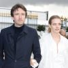 Antoine Arnault et sa compagne Natalia Vodianova au défilé homme automne-hiver 2019-2020 Louis Vuitton par Virgil Abloh à Paris. Le 17 janvier 2019 © CVS-Veeren / Bestimage
