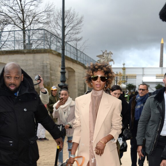 Naomi Campbell au défilé homme automne-hiver 2019-2020 Louis Vuitton par Virgil Abloh à Paris. Le 17 janvier 2019 © CVS-Veeren / Bestimage