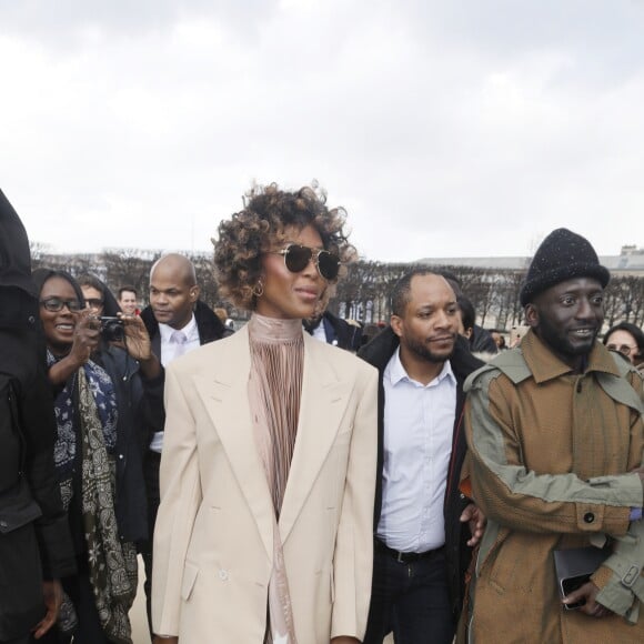 Naomi Campbell au défilé homme automne-hiver 2019-2020 Louis Vuitton par Virgil Abloh à Paris. Le 17 janvier 2019 © CVS-Veeren / Bestimage