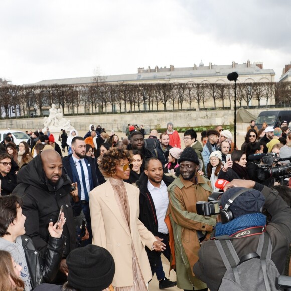 Naomi Campbell au défilé homme automne-hiver 2019-2020 Louis Vuitton par Virgil Abloh à Paris. Le 17 janvier 2019 © CVS-Veeren / Bestimage