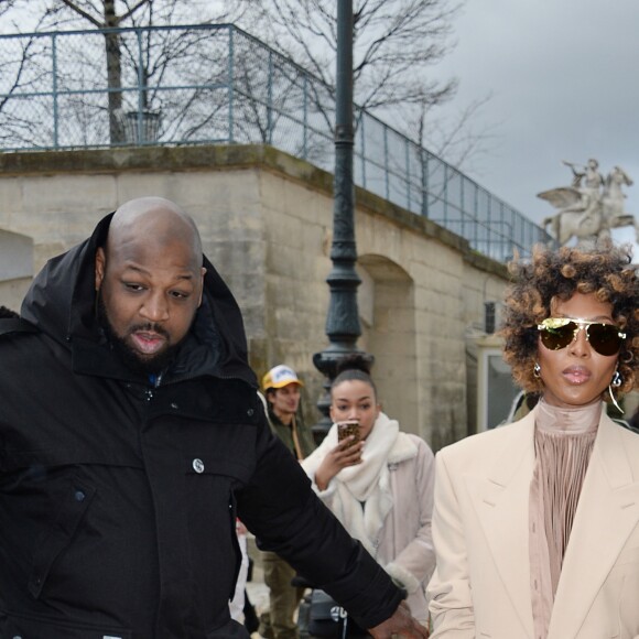 Naomi Campbell au défilé homme automne-hiver 2019-2020 Louis Vuitton par Virgil Abloh à Paris. Le 17 janvier 2019 © CVS-Veeren / Bestimage