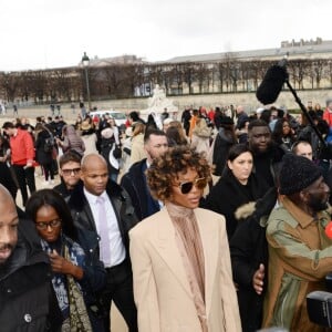 Naomi Campbell au défilé homme automne-hiver 2019-2020 Louis Vuitton par Virgil Abloh à Paris. Le 17 janvier 2019 © CVS-Veeren / Bestimage