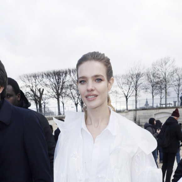 Antoine Arnault et sa compagne Natalia Vodianova au défilé homme automne-hiver 2019-2020 Louis Vuitton par Virgil Abloh à Paris. Le 17 janvier 2019 © CVS-Veeren / Bestimage