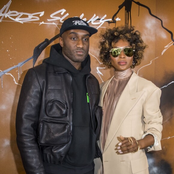 Virgil Abloh et Naomi Campbell - défilé homme automne-hiver 2019-2020 Louis Vuitton par Virgil Abloh à Paris. Le 17 janvier 2019 © CVS-Veeren / Bestimage