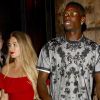 Exclusif - Le joueur de football international français Paul Pogba (Manchester United) est allé diner en amoureux avec sa nouvelle compagne au restaurant TAO à Hollywood, le 7 juillet 2017.
