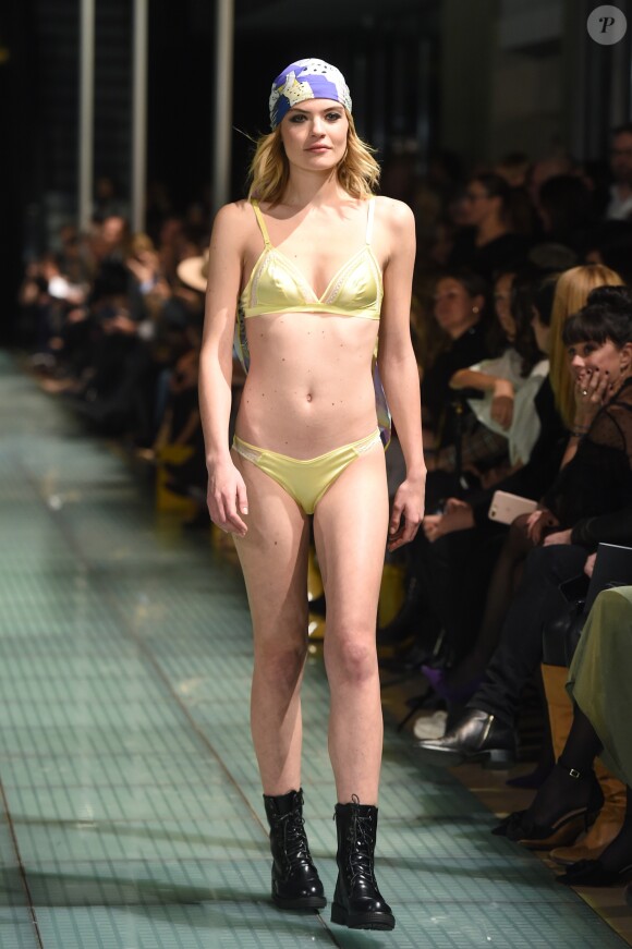 Défilé de lingerie française "Lingerie Rocks" au Centorial à Paris le 20 janvier 2019. © Giancarlo Gorassini/Bestimage