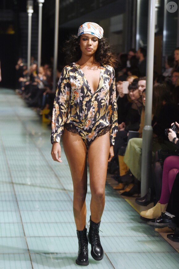 Défilé de lingerie française "Lingerie Rocks" au Centorial à Paris le 20 janvier 2019. © Giancarlo Gorassini/Bestimage
