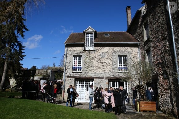 Image du moulin de Dannemois à l'occasion d'un rassemblement pour les 40 ans de la mort de Claude François. Le 11 mars 2018.
