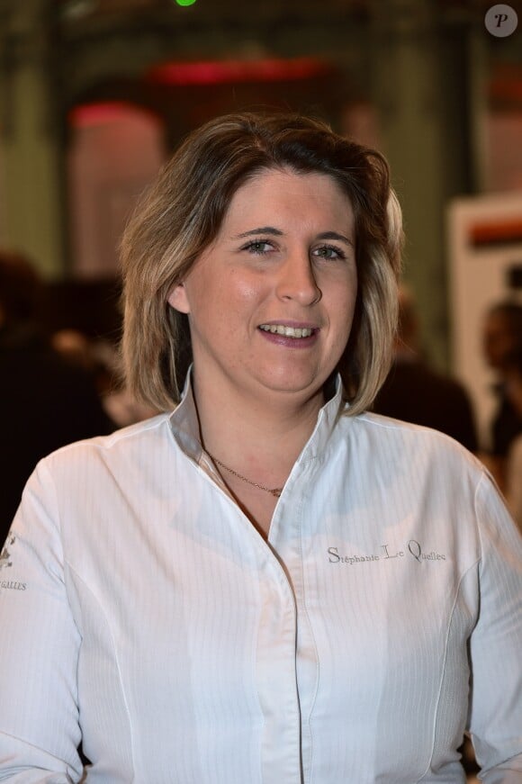 Stéphanie Le Quellec - 2ème édition "Taste of Paris", aux côtés de grands chefs Parisiens sous la Nef du Grand Palais à Paris le 11 février 2016. Du 11 au 14 février, ce sont 18 chefs qui dresseront leurs "pop up" restaurants. De la table trois étoiles aux jeunes talents, Taste of Paris saison II réunira l'excellence de la scène gastronomique parisienne mais aussi producteurs et artisans. Un Festival pointu et réjouissant avec plus de 24 000 festivaliers attendus cette année. © Giancarlo Gorassini/Bestimage