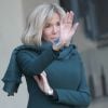 Brigitte Macron en compagnie du Premier ministre du Québec François Legault et sa femme Isabelle Brais après un entretien au palais de l'Elysée à Paris le 21 janvier 2019. © Giancarlo Gorassini / Bestimage
