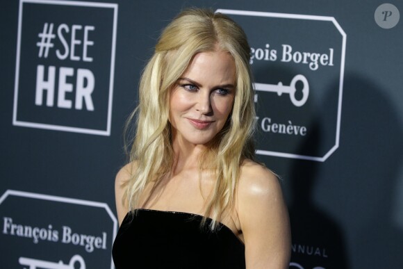 Nicole Kidman - Photocall de la 24ème soirée des "Annual Critics's Choice Awards" à Santa Monica. Le 13 janvier 2019