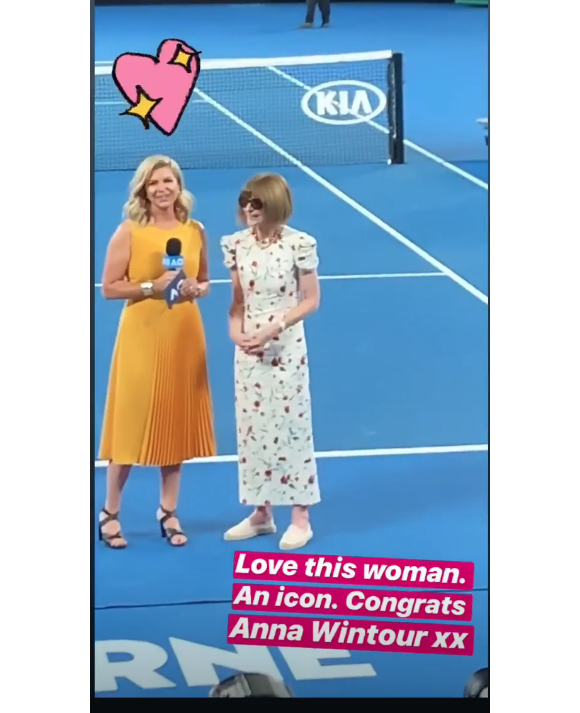 Nicole Kidman rend hommage à Anna Wintour sur Instagram, le 24 janvier 2019.