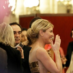 Hofit Golan et le prince Emmanuel-Philibert de Savoie - Soirée exceptionnelle à l'occasion du lancement du 1er concours international de femmes chefs d'orchestre, MAWOMA, à l'hôtel Intercontinental Paris Le Grand, à Paris. Le 24 Janvier 2019 © Dominique Jacovides / Bestimage