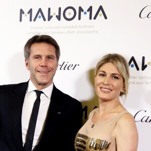 Le prince Emmanuel-Philibert de Savoie et Hofit Golan - Soirée exceptionnelle à l'occasion du lancement du 1er concours international de femmes chefs d'orchestre, MAWOMA, à l'hôtel Intercontinental Paris Le Grand, à Paris. Le 24 Janvier 2019 © Dominique Jacovides / Bestimage