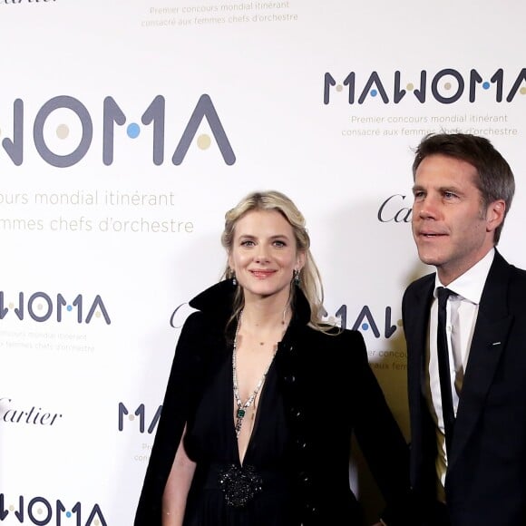 Mélanie Laurent et le prince Emmanuel-Philibert de Savoie - Soirée exceptionnelle à l'occasion du lancement du 1er concours international de femmes chefs d'orchestre, MAWOMA, à l'hôtel Intercontinental Paris Le Grand, à Paris. Le 24 Janvier 2019 © Dominique Jacovides / Bestimage