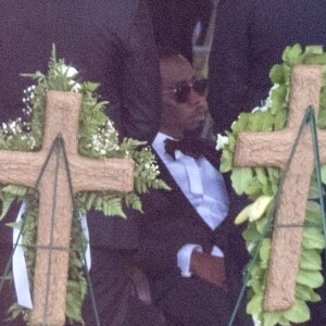 Exclusif - Sean Combs, aka P. Diddy, aux obsèques de Kim Porter, son ex-compagne et la mère de ses enfants, à Columbus dans l'Etat de Georgie le 24 novembre 2018.