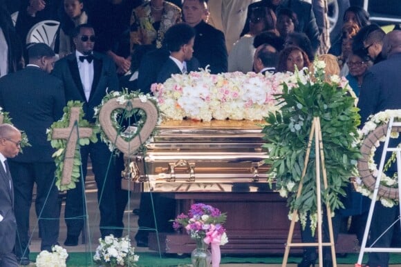 Exclusif - Sean Combs, aka P. Diddy, aux obsèques de Kim Porter, son ex-compagne et la mère de ses enfants, à Columbus dans l'Etat de Georgie le 24 novembre 2018.