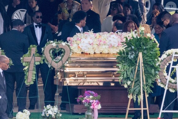 Exclusif - Sean Combs, aka P. Diddy, aux obsèques de Kim Porter, son ex-compagne et la mère de ses enfants, à Columbus dans l'Etat de Georgie le 24 novembre 2018.