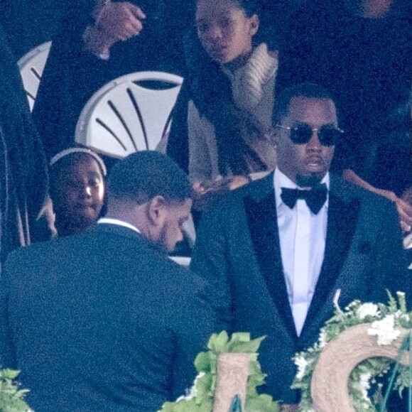 Exclusif - Sean Combs, aka P. Diddy, aux obsèques de Kim Porter, son ex-compagne et la mère de ses enfants, à Columbus dans l'Etat de Georgie le 24 novembre 2018.