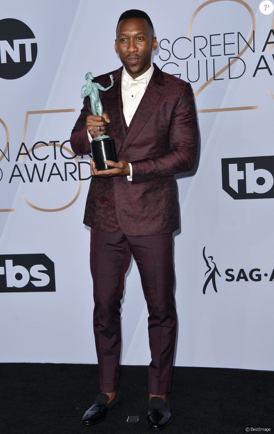 Screen Actors Guild Award Du Meilleur Acteur Mahershala Ali (Screen Actors Guild Award du meilleur acteur dans un second  rôle pour Green Book : Sur les routes du sud) - Pressroom de la 25ème  cérémonie annu - Purepeople